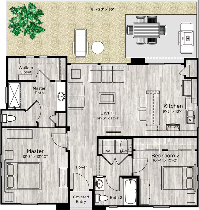 The Retreat 1103 1103 floor plan